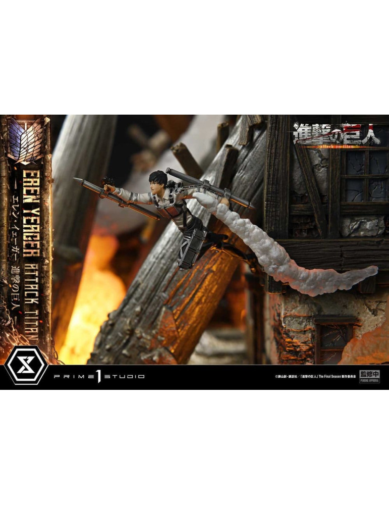 Attack on Titan Ultimate Diorama Masterline Statue Eren Yeager Attack Titan 81 cm Prime 1 Studio