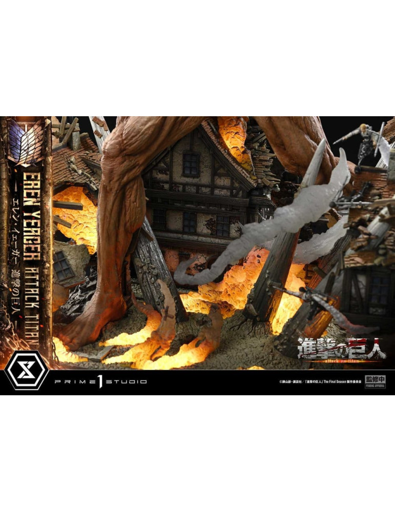 Attack on Titan Ultimate Diorama Masterline Statue Eren Yeager Attack Titan 81 cm Prime 1 Studio