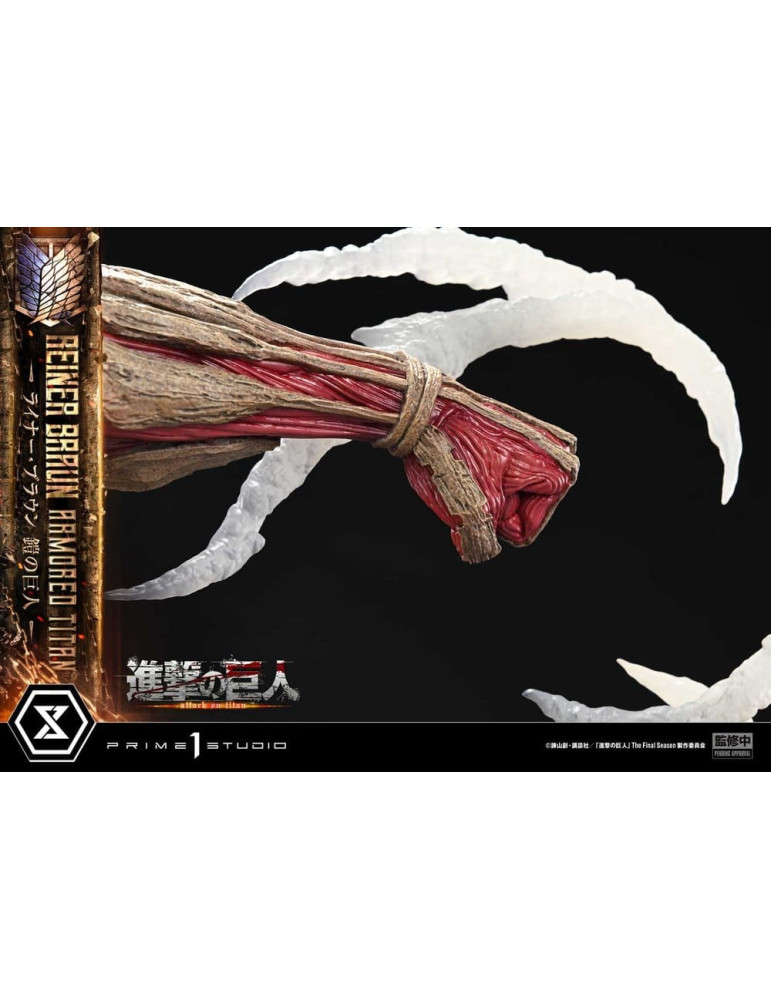 Attack on Titan Ultimate Diorama Masterline Statue Reiner Braun Armored Titan 75 cm Prime 1 Studio