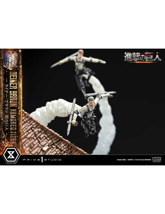 Attack on Titan Ultimate Diorama Masterline Statue Reiner Braun Armored Titan Bonus Version 75 cm Prime 1 Studio