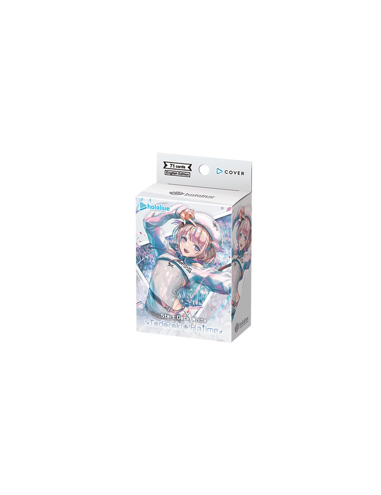 Hololive Official Card Game Start Deck White : Todoroki Hajime (EN)