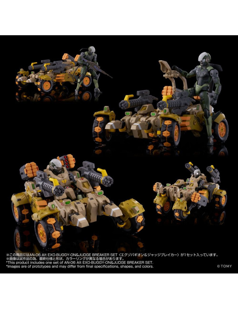 Altered Nano figurine AN-06 Alt Exo-Buggy-On & Judge Breaker Set 16 cm Takara Tomy