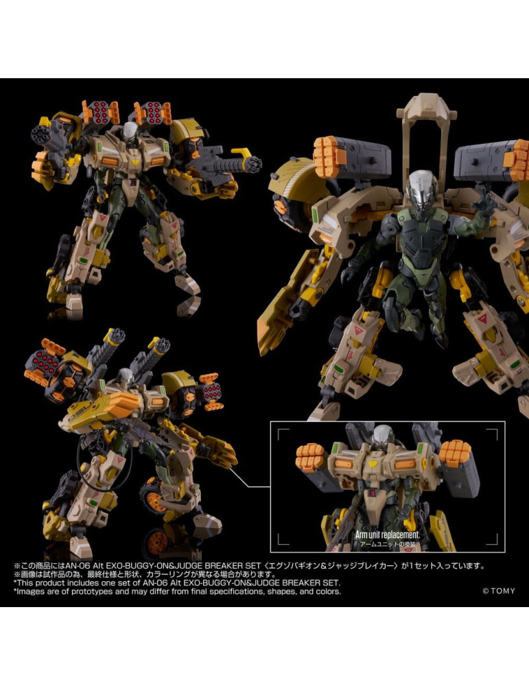 Altered Nano AN-06 Action Figure Alt Exo-Buggy-On & Judge Breaker Set 16 cm Takara Tomy