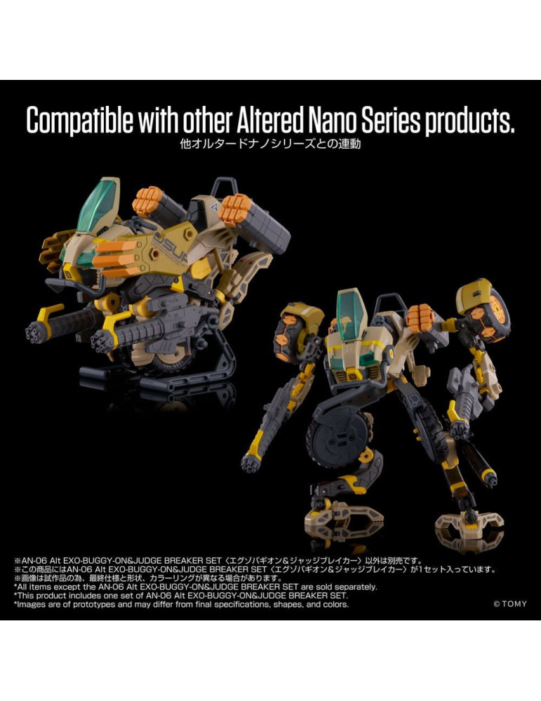 Altered Nano AN-06 Action Figure Alt Exo-Buggy-On & Judge Breaker Set 16 cm Takara Tomy