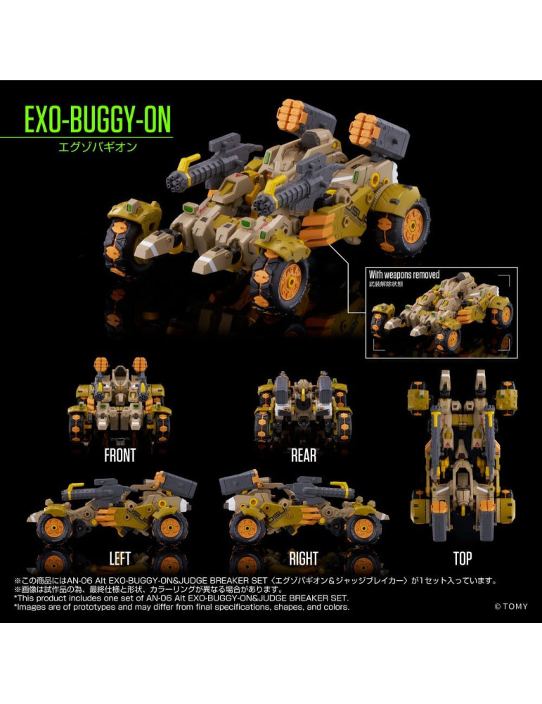 Altered Nano AN-06 Action Figure Alt Exo-Buggy-On & Judge Breaker Set 16 cm Takara Tomy