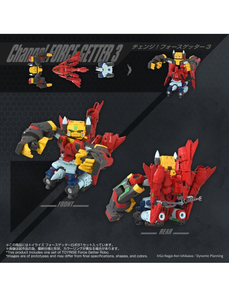 Getter Robo figurine Toyrise Force Getter Robo 27 cm Takara Tomy