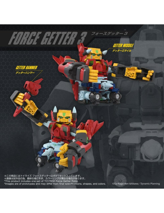 Getter Robo figurine Toyrise Force Getter Robo 27 cm Takara Tomy