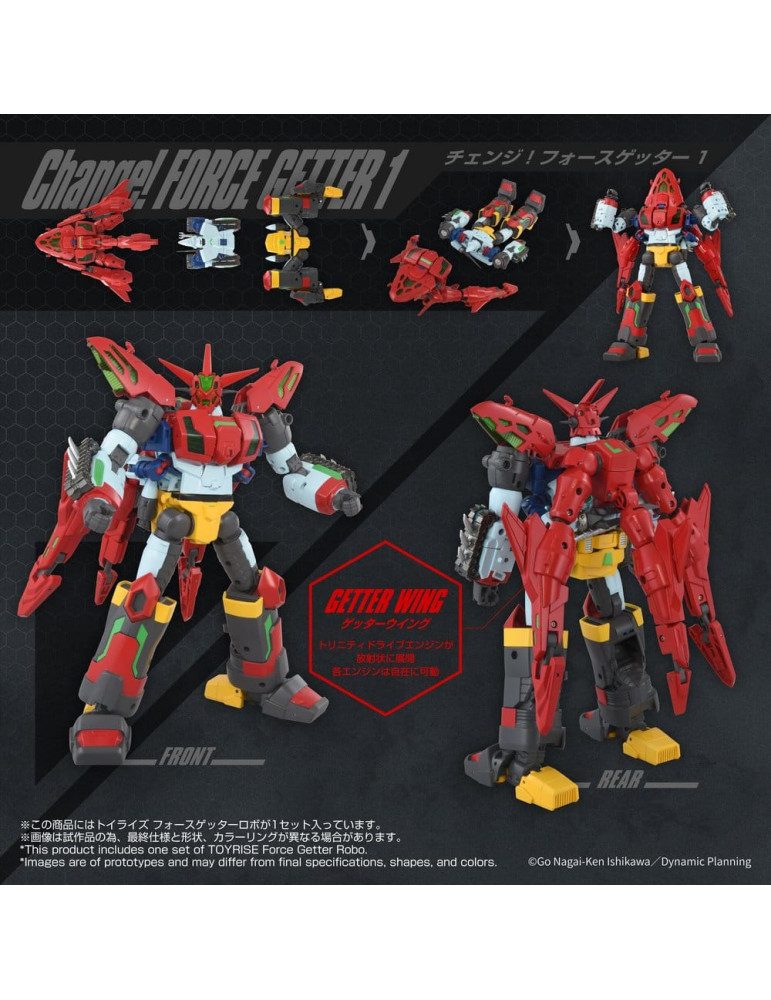 Getter Robo Toyrise Action Figure Force Getter Robo 27 cm Takara Tomy