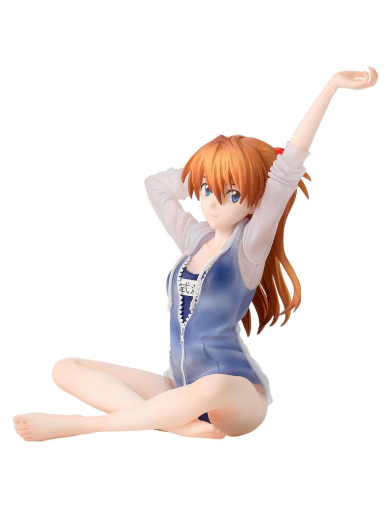 Rebuild of Evangelion Yumemirize figurine PVC Asuka Shikinami Langley School Swimsuit Ver. 16 cm Sega
