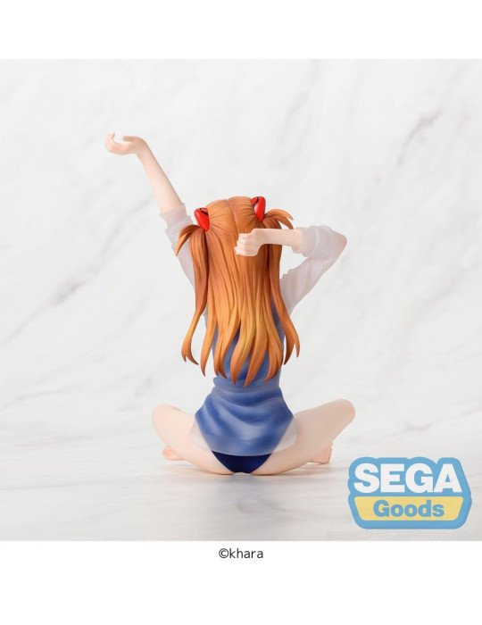 Rebuild of Evangelion Yumemirize PVC Figure Asuka Shikinami Langley School Swimsuit Ver. 16 cm Sega