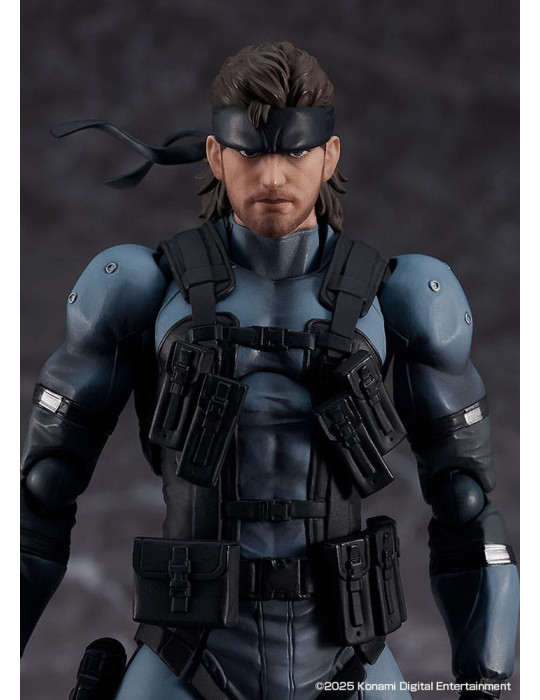Metal Gear Solid 2: Sons of Liberty Figma Action Figure Solid Snake MGS2 Ver. Updated Edition 16 cm Max Factory