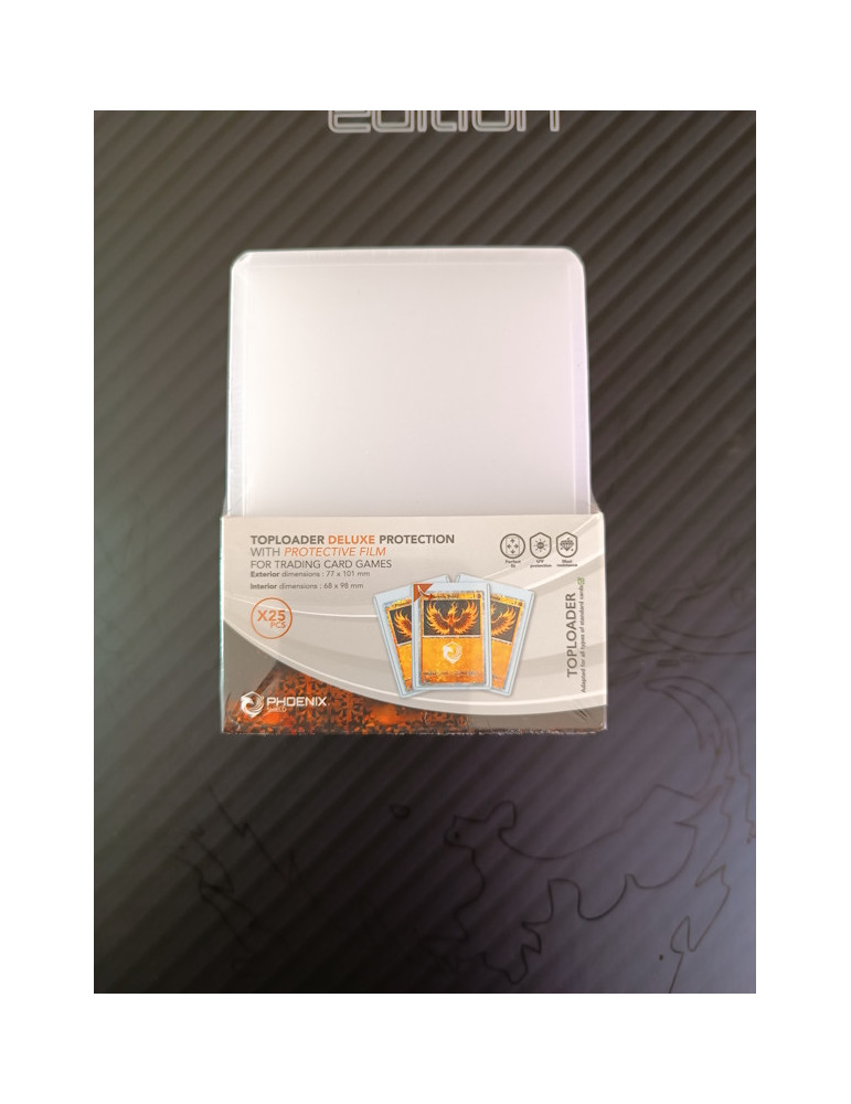 PHOENIX SHIELD 25 toploader Deluxe with protective film 35 pt