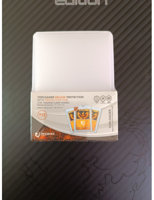 PHOENIX SHIELD 25 toploader Deluxe with protective film 35 pt