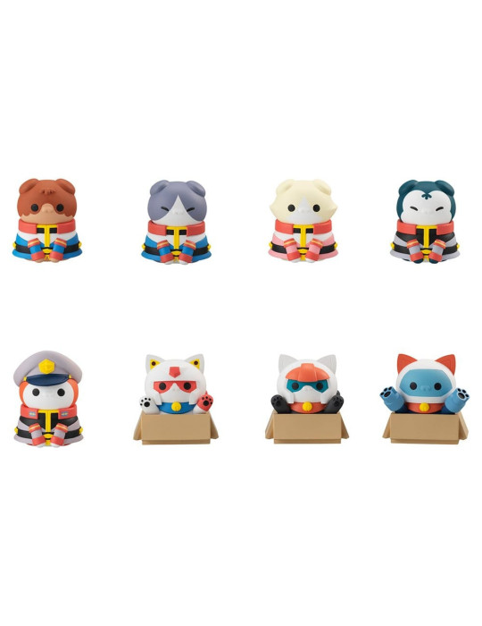 Gundam Mega Cat Project Mini Figures Nyandam We are the Earth Federation Forces! Blind Box Assortment Megahouse