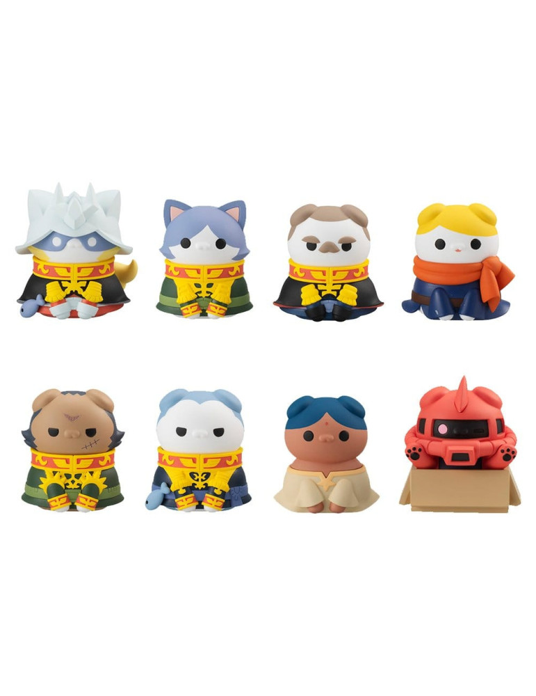 Gundam Blind Box assortiment figurines mini Mega Cat Project Nyandam We are the Principality of Zeon! Megahouse