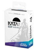 Ultimate Guard 100 Katana Sleeves taille standard Noir (66 × 91 mm)