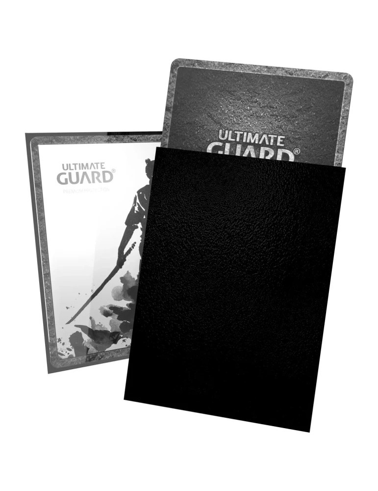Ultimate Guard 100 Katana Sleeves taille standard Noir (66 × 91 mm)