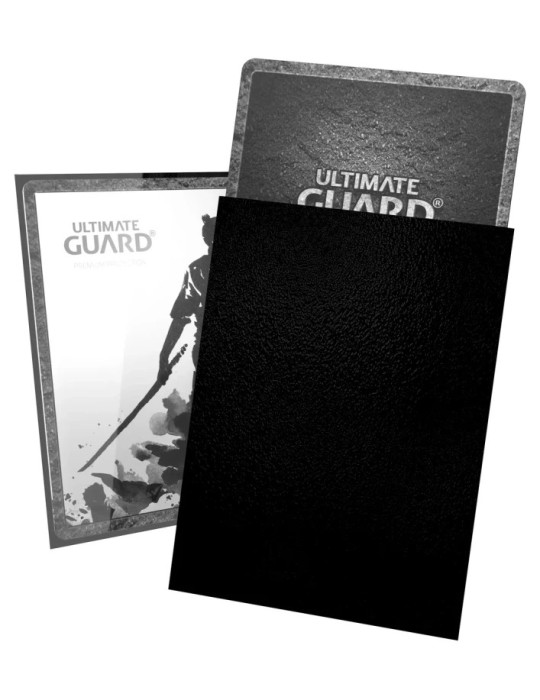 Ultimate Guard 100 Katana Sleeves taille standard Noir (66 × 91 mm)