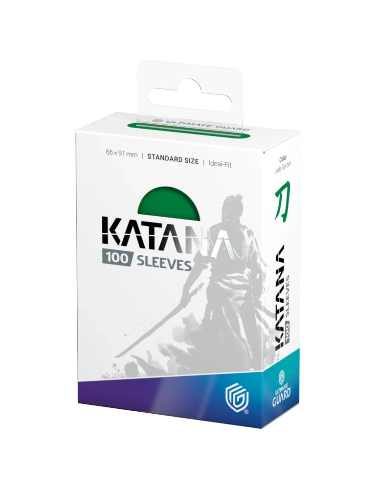 Ultimate Guard 100 Katana Sleeves taille standard Jade Garden (66 × 91 mm)