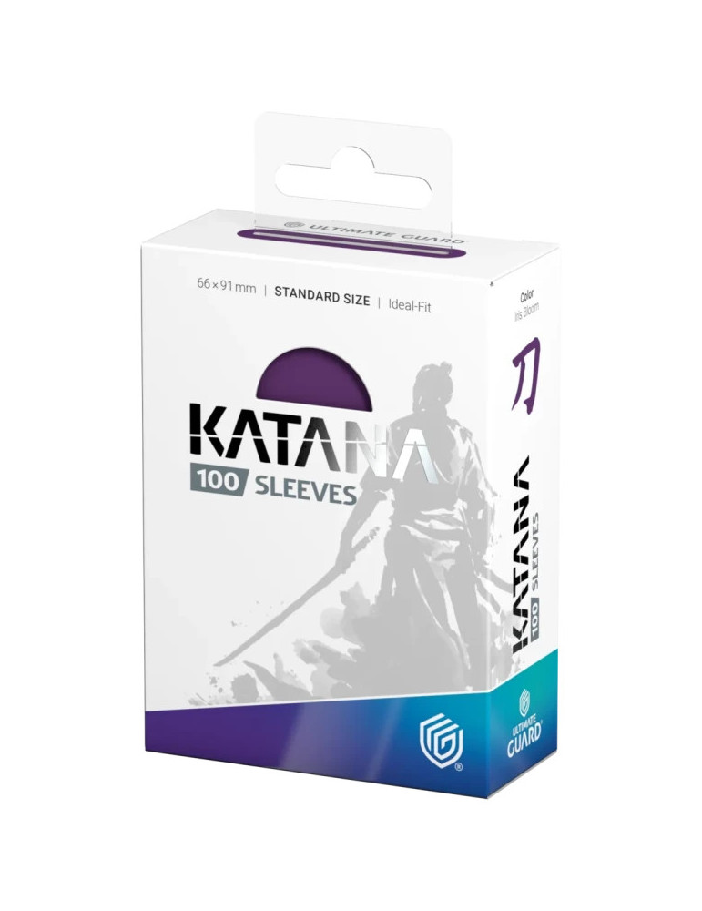 Ultimate Guard 100 Katana Sleeves taille standard Iris Bloom (66 × 91 mm)