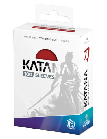 Ultimate Guard 100 Katana Sleeves taille standard Rising Sun (66 × 91 mm)