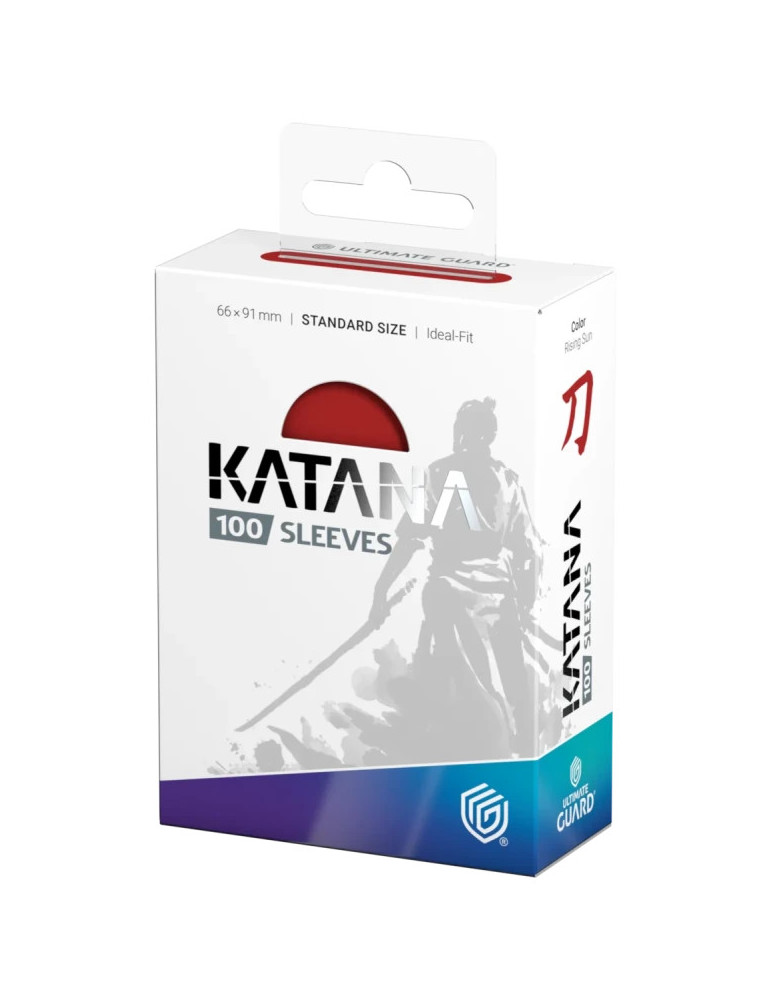 Ultimate Guard 100 Katana Sleeves taille standard Rising Sun (66 × 91 mm)