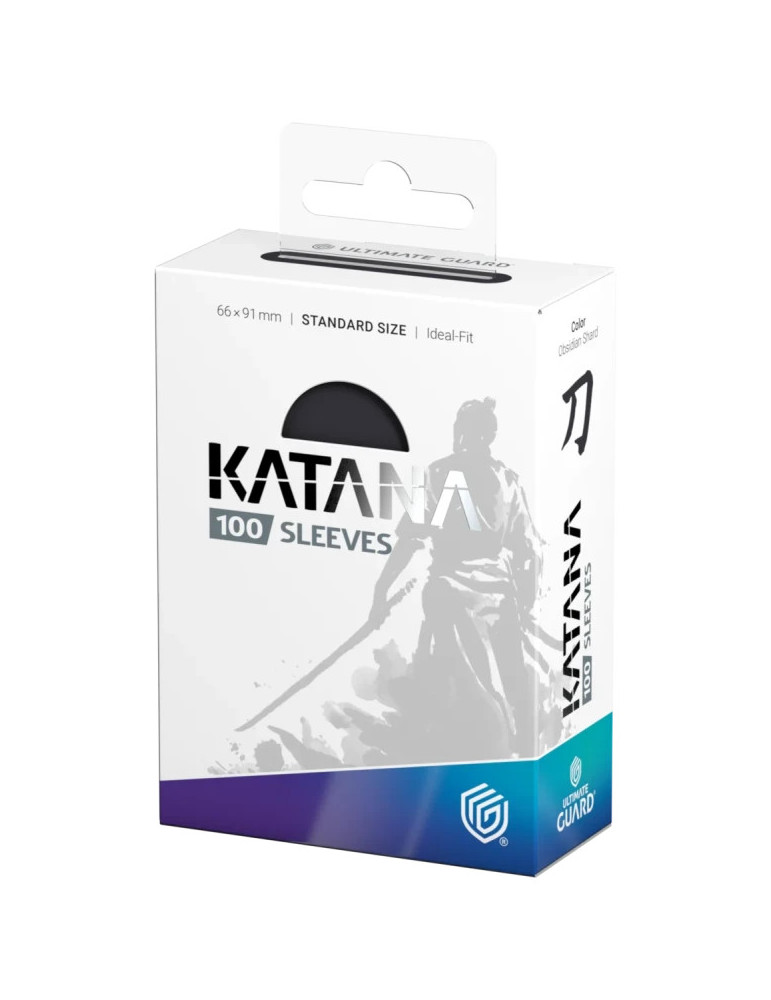 Ultimate Guard 100 Katana Sleeves taille standard Obsidian Shard (66 × 91 mm)