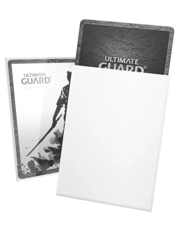 Ultimate Guard 100 Katana Sleeves taille standard Blanc (66 × 91 mm) 2