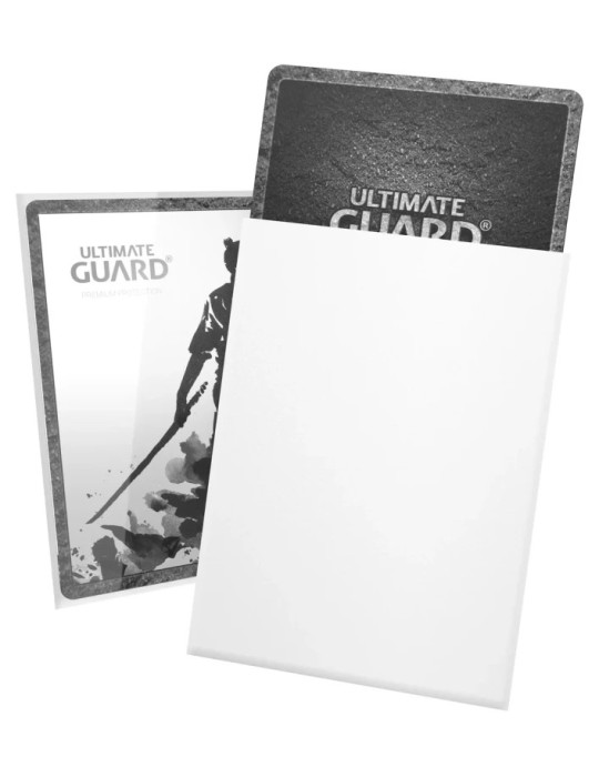 Ultimate Guard 100 Katana Sleeves taille standard Blanc (66 × 91 mm)