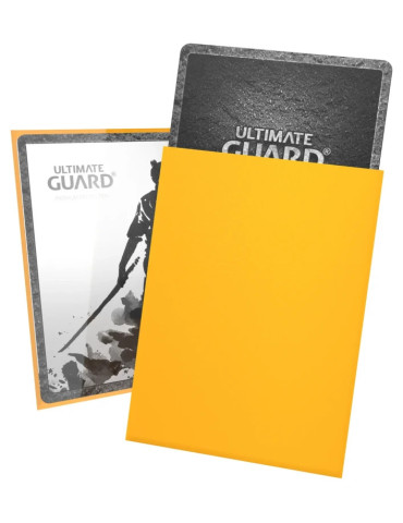 Ultimate Guard 100 Katana Sleeves taille standard Jaune (66 × 91 mm) 2