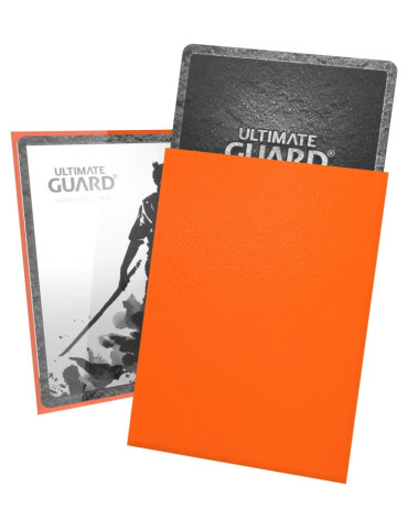 Ultimate Guard 100 Katana Sleeves taille standard Orange (66 × 91 mm) 2