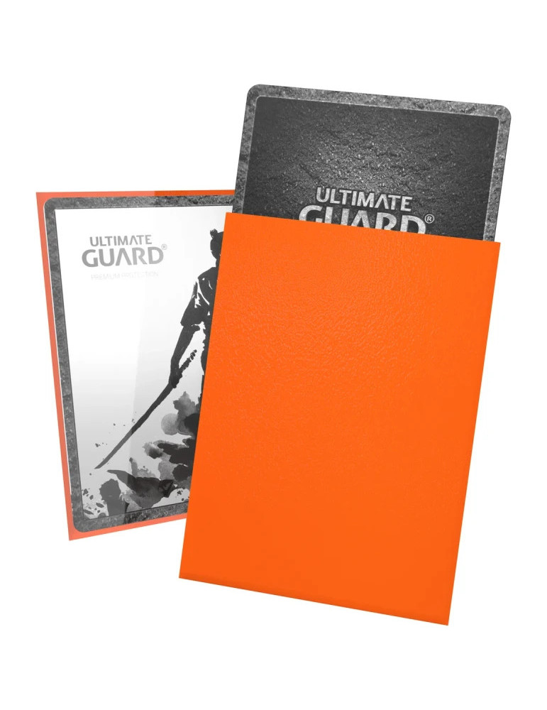 Ultimate Guard 100 Katana Sleeves taille standard Orange (66 × 91 mm)