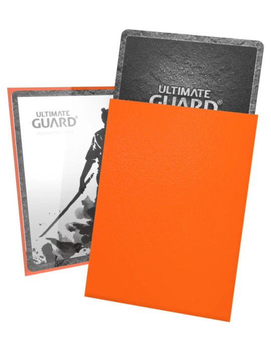 Ultimate Guard 100 Katana Sleeves taille standard Orange (66 × 91 mm)