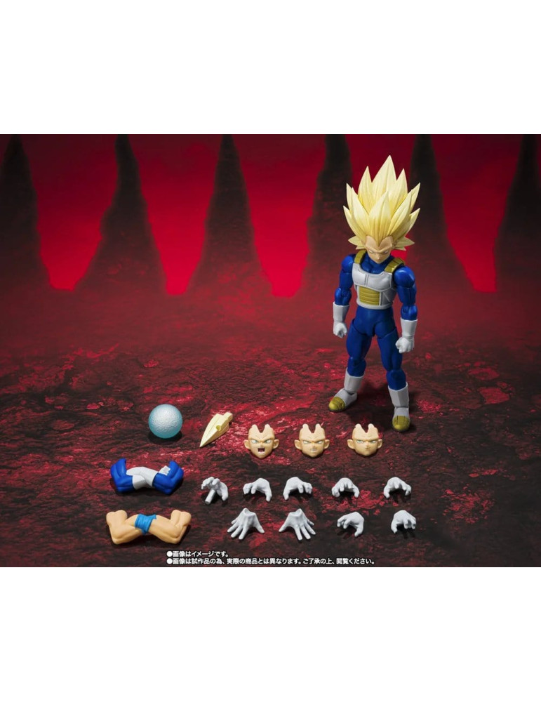 Dragon Ball Daima figurine S.H.Figuarts Super Saiyan 3 Vegeta 15 cm Bandai