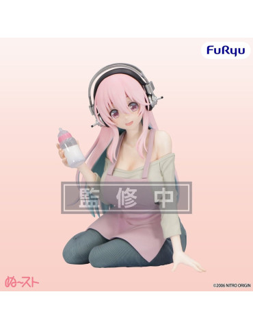 Super Sonico PVC Figure Noodle Stopper -Motherly Comfort- 10 cm Furyu