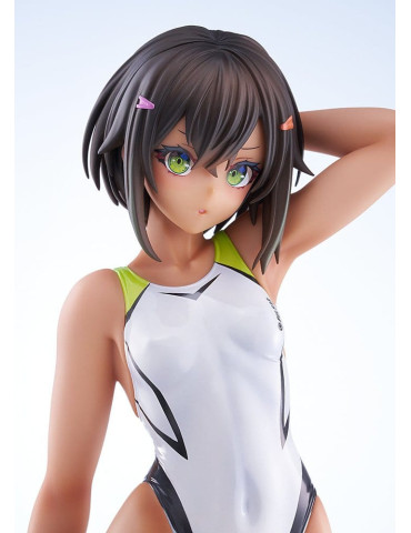 Arms Note PVC Figure 1/7 Buchou-chan of the Swimming Club White Swimsuit Ver. 22 cm Amakuni 2
