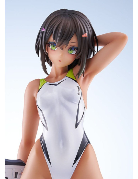Arms Note PVC Figure 1/7 Buchou-chan of the Swimming Club White Swimsuit Ver. 22 cm Amakuni