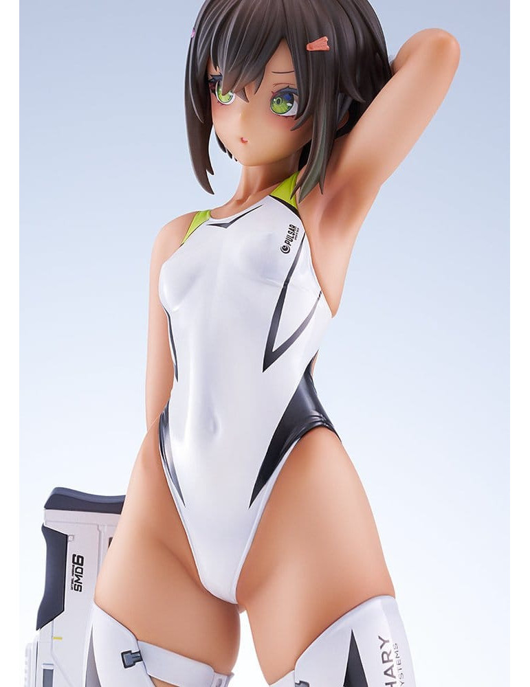 Arms Note PVC Figure 1/7 Buchou-chan of the Swimming Club White Swimsuit Ver. 22 cm Amakuni