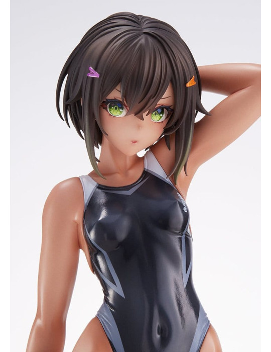 Arms Note PVC Figure 1/7 Buchou-chan of the Swimming Club 22 cm (re-run) Amakuni