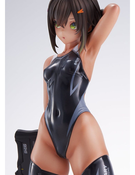 Arms Note PVC Figure 1/7 Buchou-chan of the Swimming Club 22 cm (re-run) Amakuni