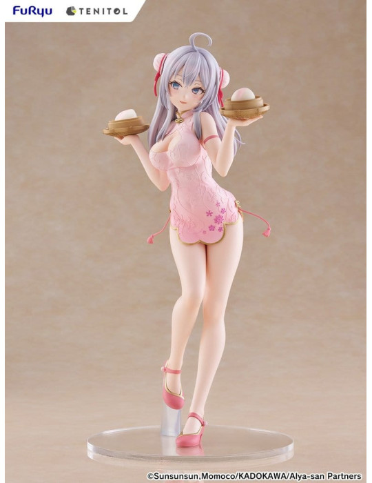 Alya Sometimes Hides Her Feelings in Russian figurine PVC Tenitol Tall Alya Cheongsam Ver. 29 cm Furyu