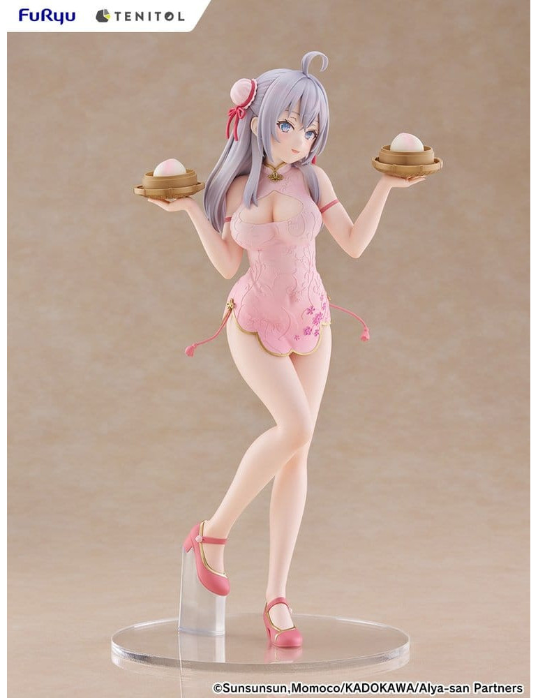 Alya Sometimes Hides Her Feelings in Russian figurine PVC Tenitol Tall Alya Cheongsam Ver. 29 cm Furyu
