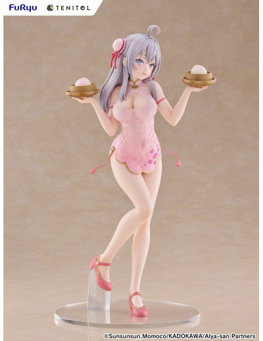Alya Sometimes Hides Her Feelings in Russian figurine PVC Tenitol Tall Alya Cheongsam Ver. 29 cm Furyu