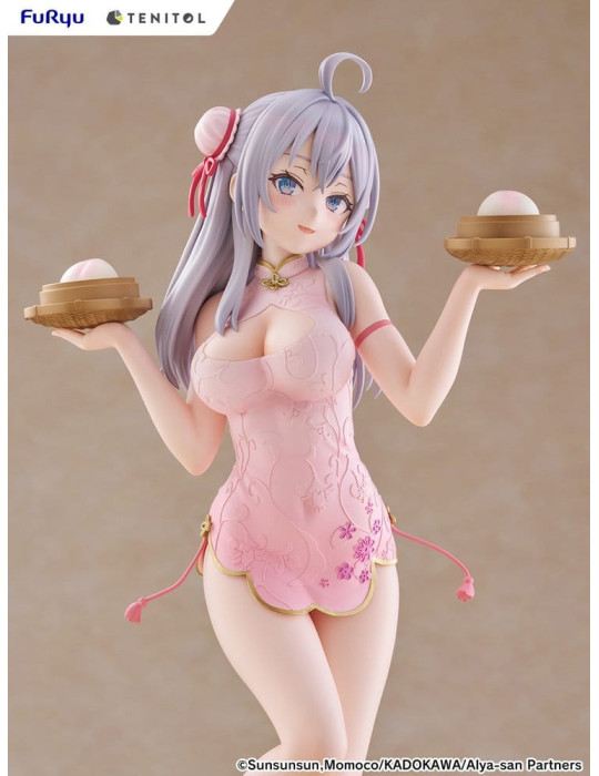 Alya Sometimes Hides Her Feelings in Russian figurine PVC Tenitol Tall Alya Cheongsam Ver. 29 cm Furyu