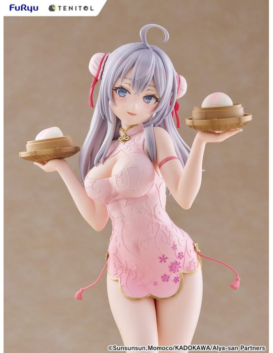 Alya Sometimes Hides Her Feelings in Russian figurine PVC Tenitol Tall Alya Cheongsam Ver. 29 cm Furyu