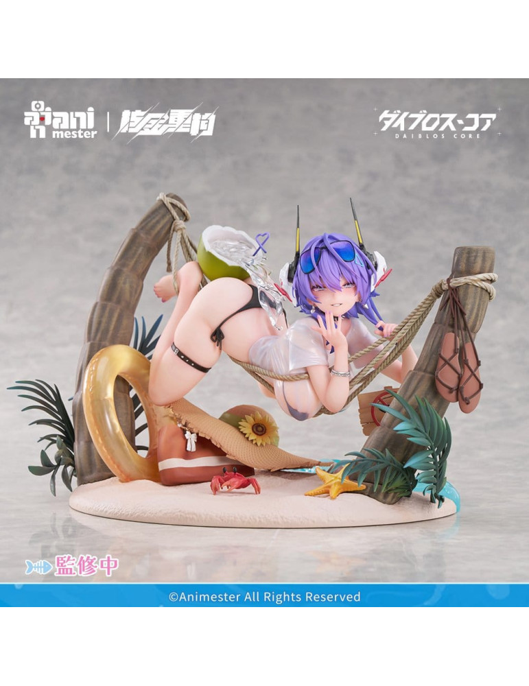 Original Character PVC Figure 1/6 Bright Summer Barbera·Red illustration by DaiblosCore 14 cm AniMester