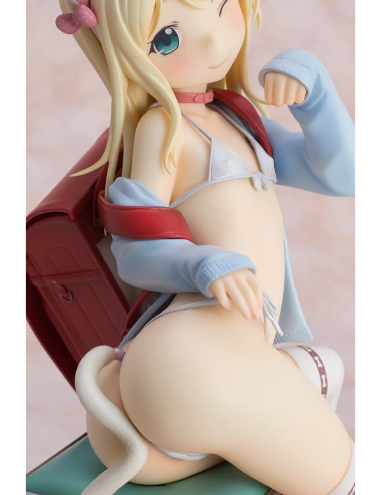 Hatsukoi Ribbon PVC Figure 1/6 Yuu White cat Ver. 25 cm Orchid Seed