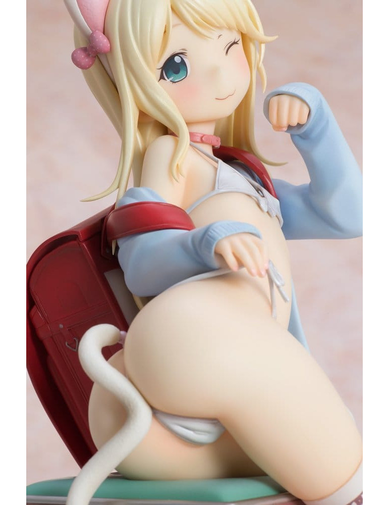 Hatsukoi Ribbon PVC Figure 1/6 Yuu White cat Ver. 25 cm Orchid Seed