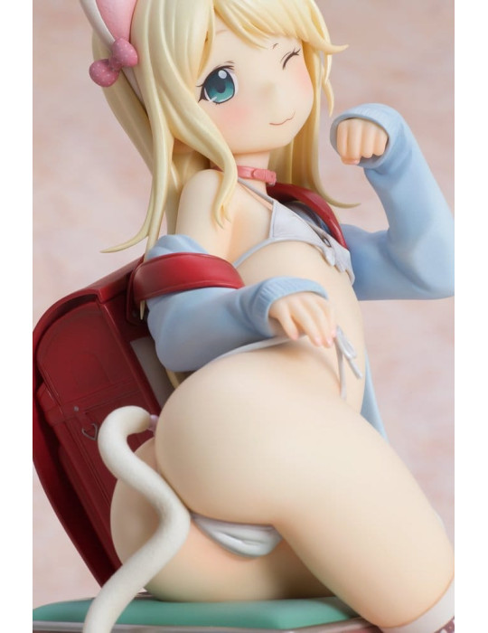 Hatsukoi Ribbon PVC Figure 1/6 Yuu White cat Ver. 25 cm Orchid Seed