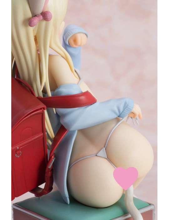 Hatsukoi Ribbon PVC Figure 1/6 Yuu White cat Ver. 25 cm Orchid Seed